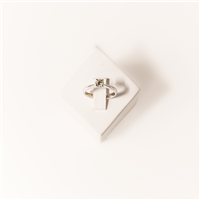 Anello Donna in Oro bianco Diamante Monaldi Gioielli AS5702SE-GIA